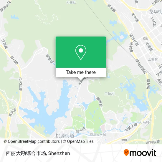 西丽大勘综合市场 map