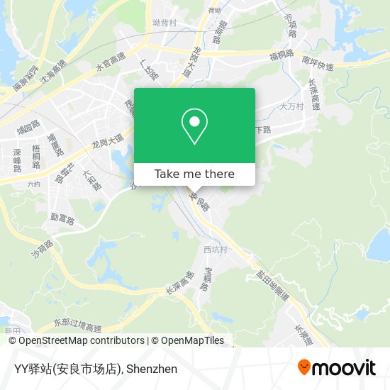 YY驿站(安良市场店) map