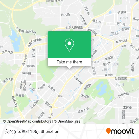 美的(no.粤z1106) map