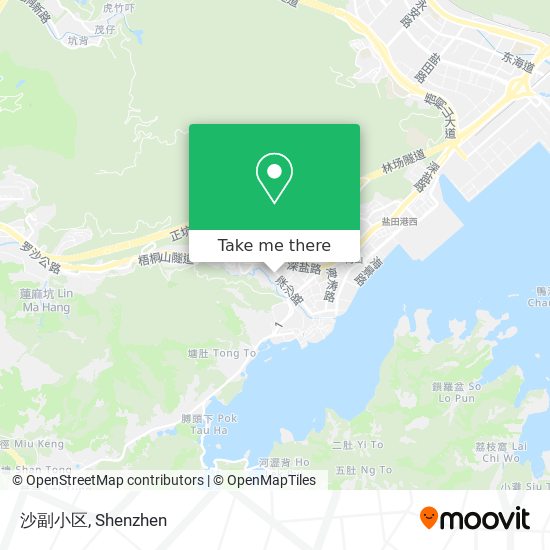 沙副小区 map