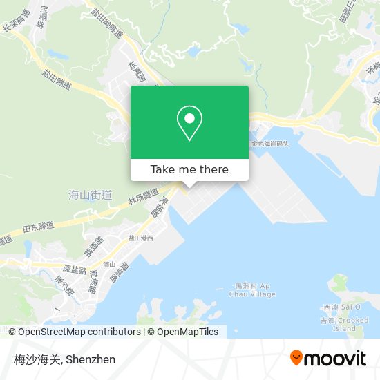 梅沙海关 map