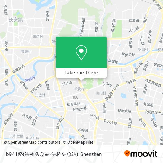 b941路(洪桥头总站-洪桥头总站) map