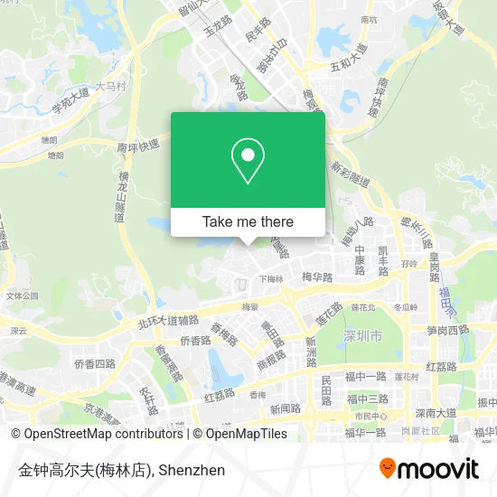 金钟高尔夫(梅林店) map