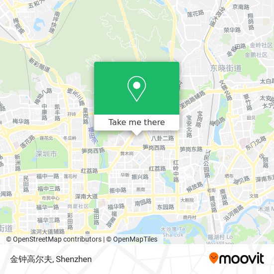 金钟高尔夫 map