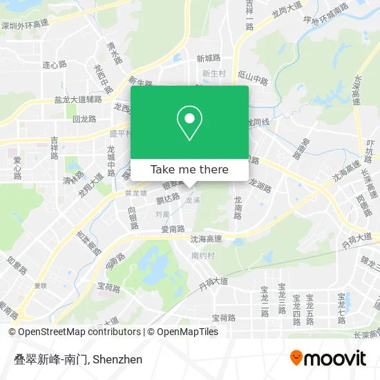 叠翠新峰-南门 map