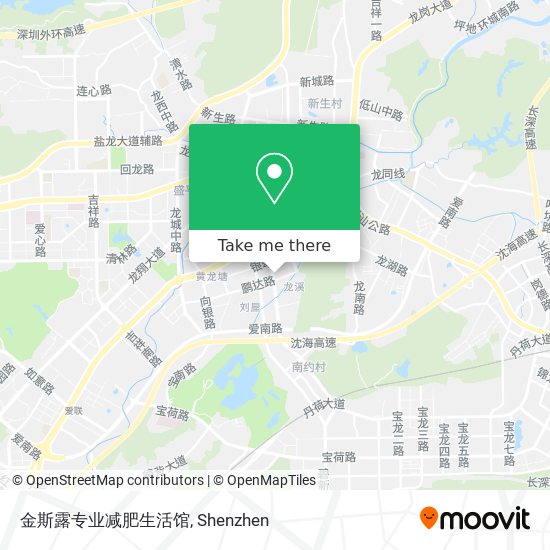 金斯露专业减肥生活馆 map