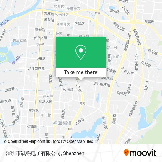 深圳市凯强电子有限公司 map