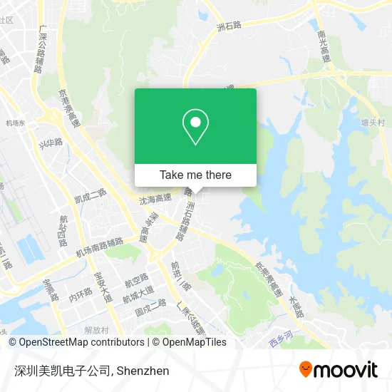 深圳美凯电子公司 map