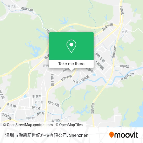 深圳市鹏凯新世纪科技有限公司 map
