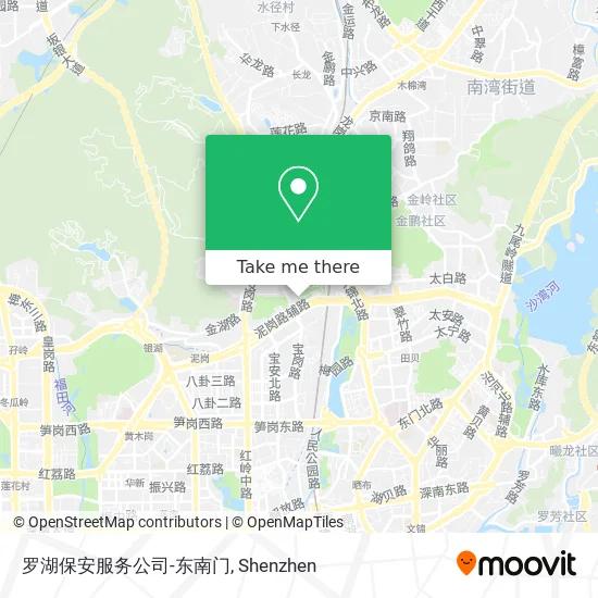 罗湖保安服务公司-东南门 map