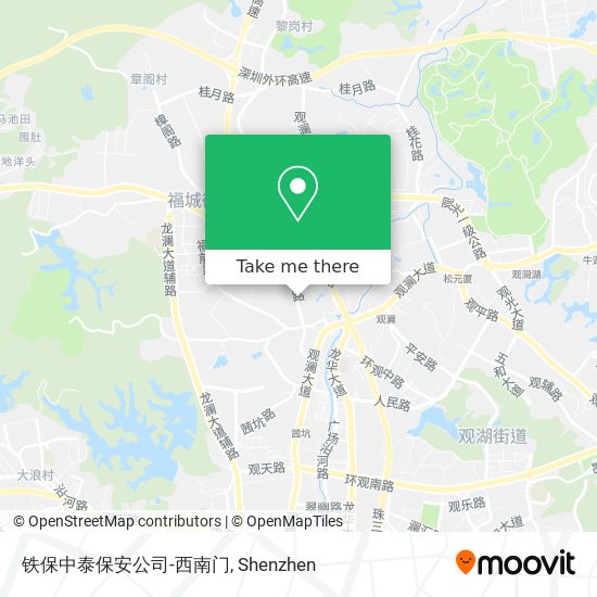 铁保中泰保安公司-西南门 map