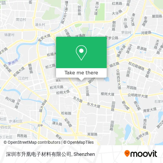 深圳市升凰电子材料有限公司 map