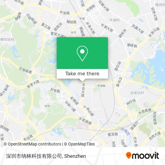 深圳市纳林科技有限公司 map