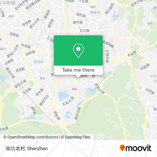 南坑老村 map