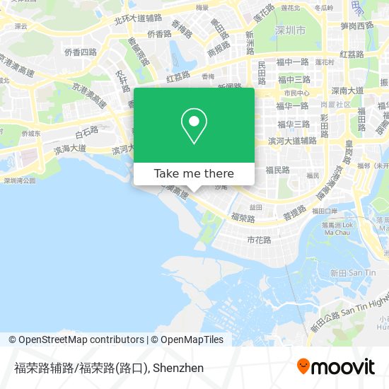 福荣路辅路/福荣路(路口) map