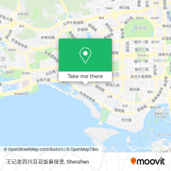 王记老四川豆花饭麻辣烫 map