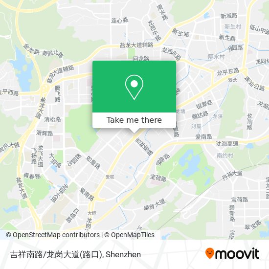 吉祥南路/龙岗大道(路口) map