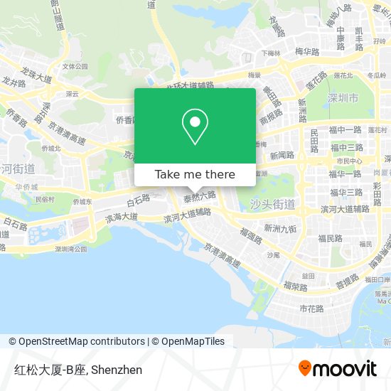 红松大厦-B座 map