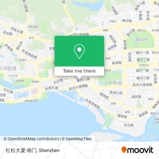 红松大厦-南门 map