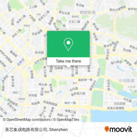 美芯集成电路有限公司 map
