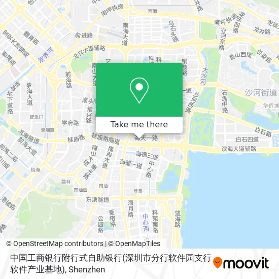 中国工商银行附行式自助银行(深圳市分行软件园支行软件产业基地) map