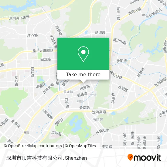 深圳市顶吉科技有限公司 map