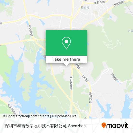 深圳市泰吉数字照明技术有限公司 map