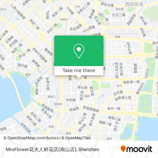 MrsFlower花夫人鲜花店(南山店) map