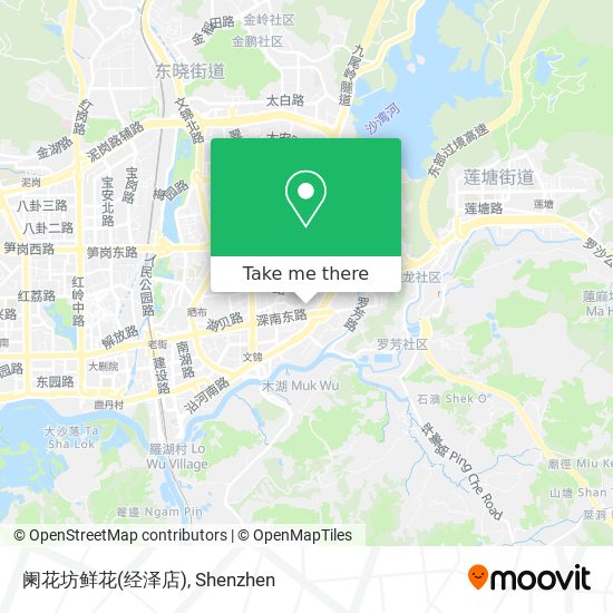 阑花坊鲜花(经泽店) map