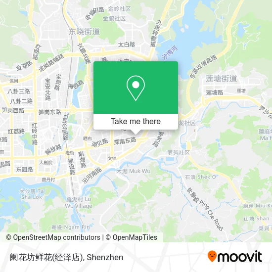 阑花坊鲜花(经泽店) map