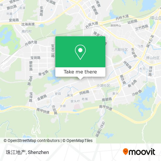 珠江地产 map