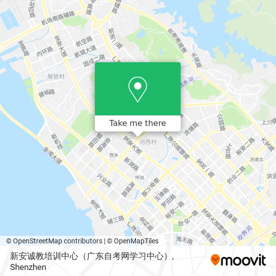 新安诚教培训中心（广东自考网学习中心） map