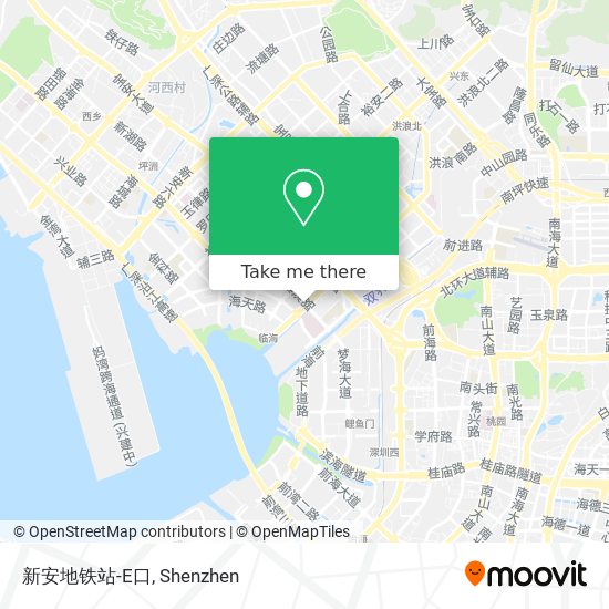 新安地铁站-E口 map