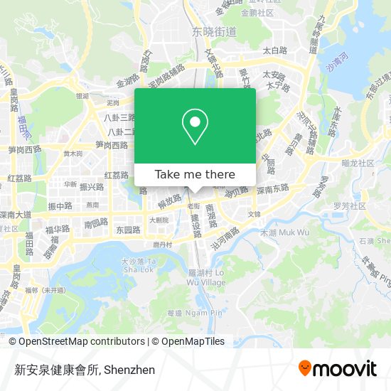 新安泉健康會所 map