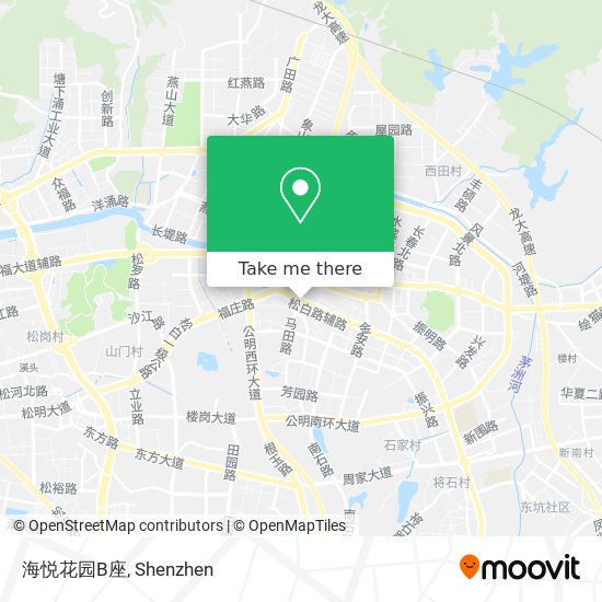 海悦花园B座 map