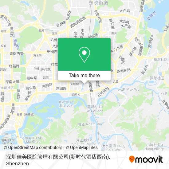 深圳佳美医院管理有限公司(新时代酒店西南) map