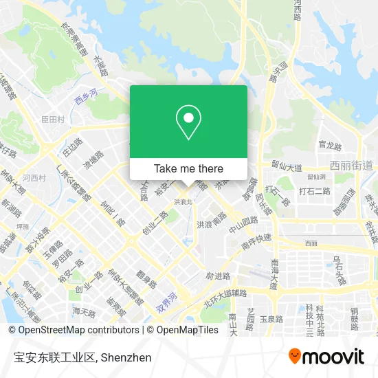 宝安东联工业区 map
