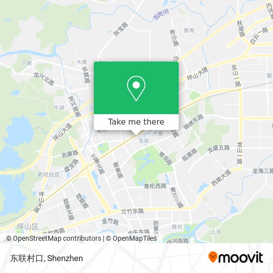 东联村口 map