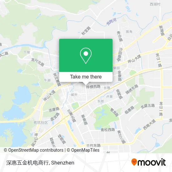 深惠五金机电商行 map