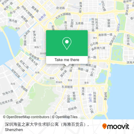 深圳海蓝之家大学生求职公寓（海雅百货店） map