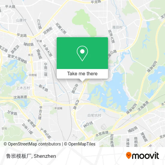 鲁班模板厂 map
