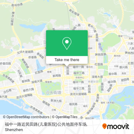 福中一路近民田路(儿童医院)公共地面停车场 map