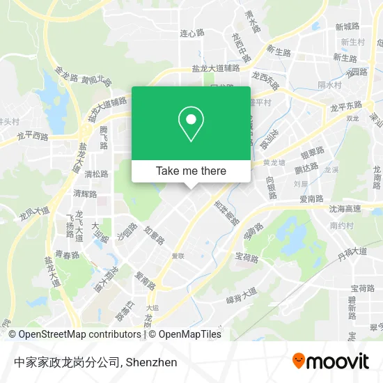 中家家政龙岗分公司 map