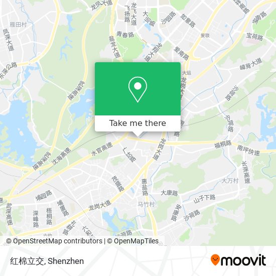 红棉立交 map