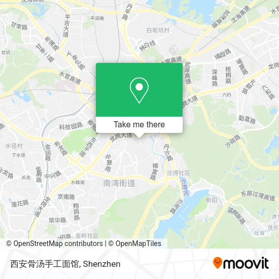 西安骨汤手工面馆 map