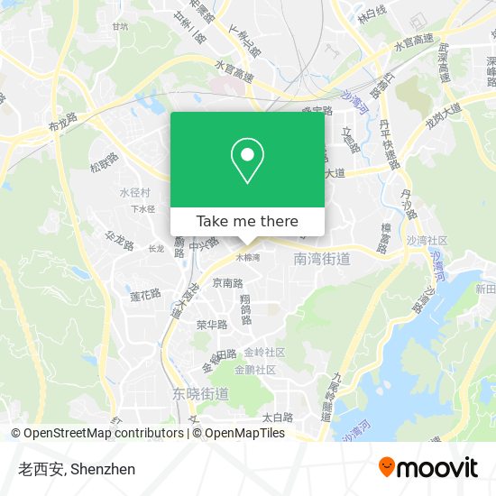 老西安 map