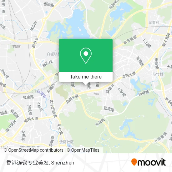 香港连锁专业美发 map