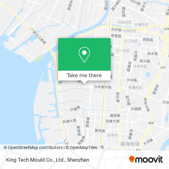 King Tech Mould Co., Ltd. map
