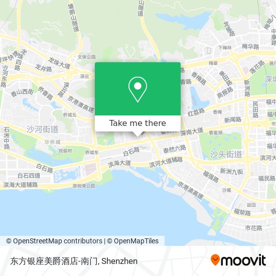 东方银座美爵酒店-南门 map