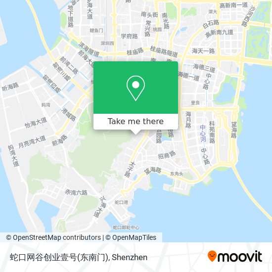 蛇口网谷创业壹号(东南门) map